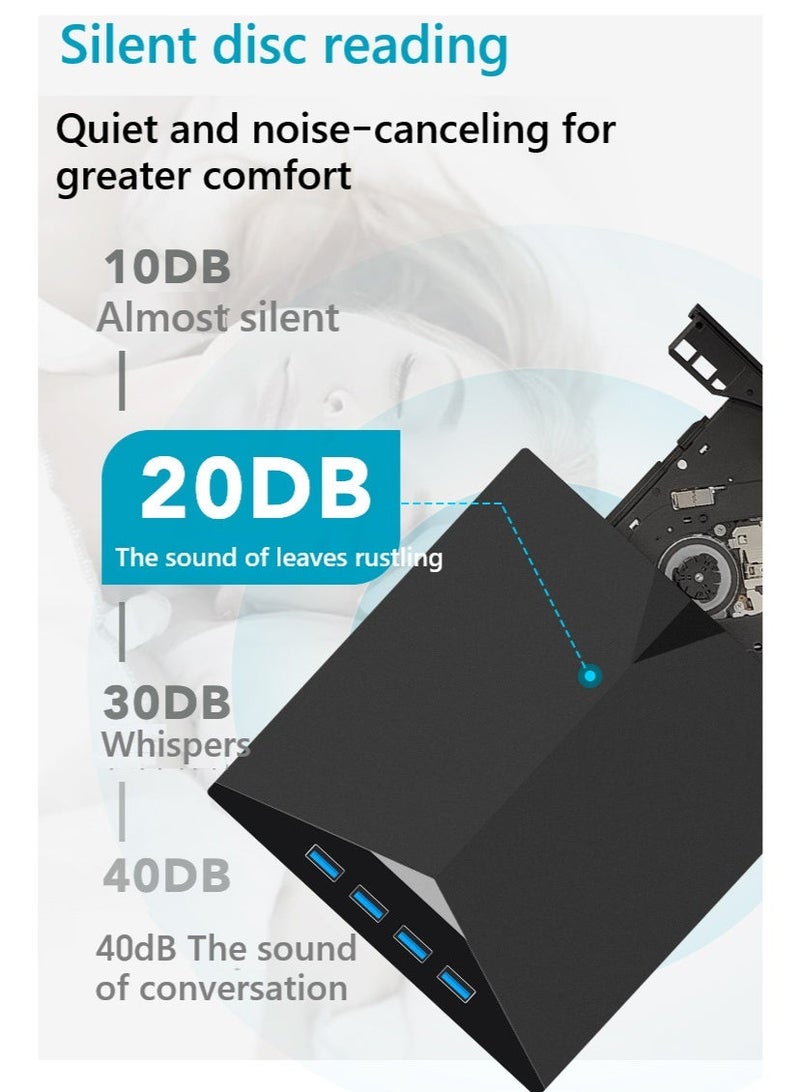 MEDNEST 3.0 External Portable USB Optical Drive DVD/CD 7-in-1 Burner Multi-functional Type-C Universal Computer Connector - Image 5